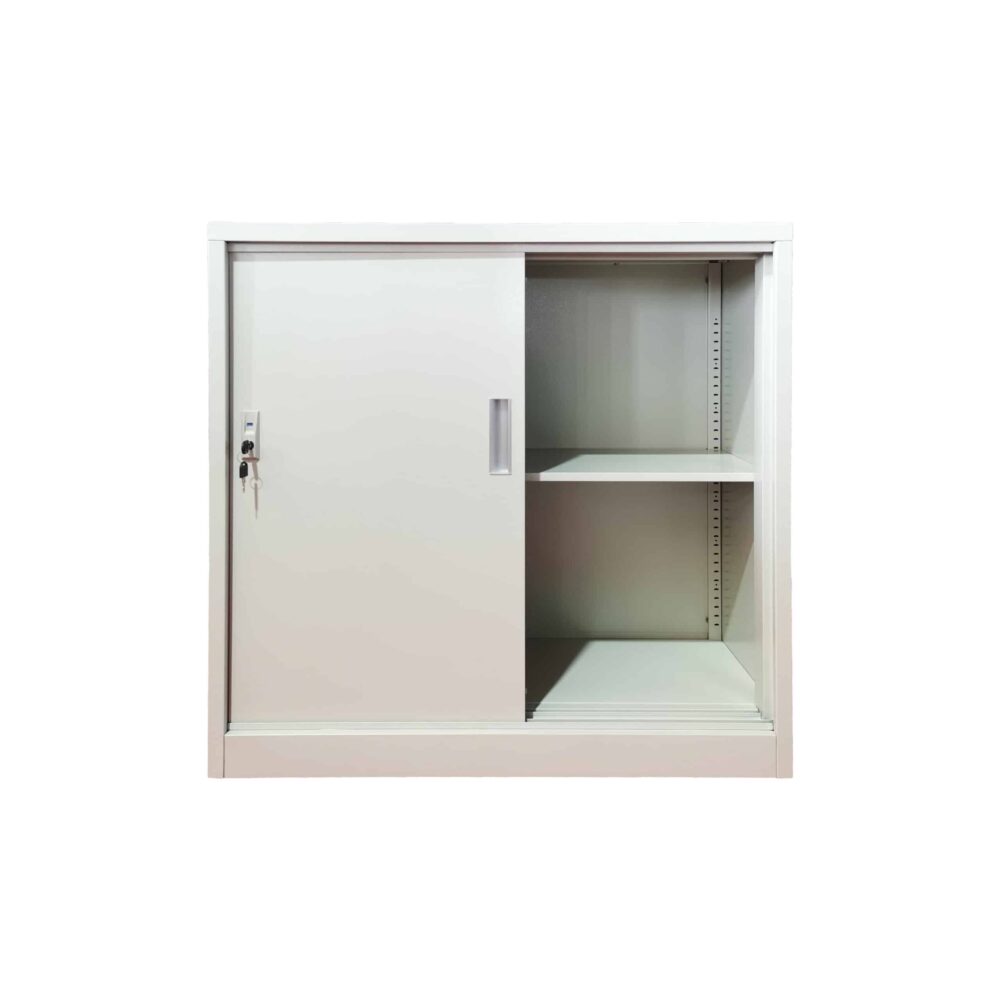 Metal File Storage Cabinet File Cabinets 2 Sliding Door